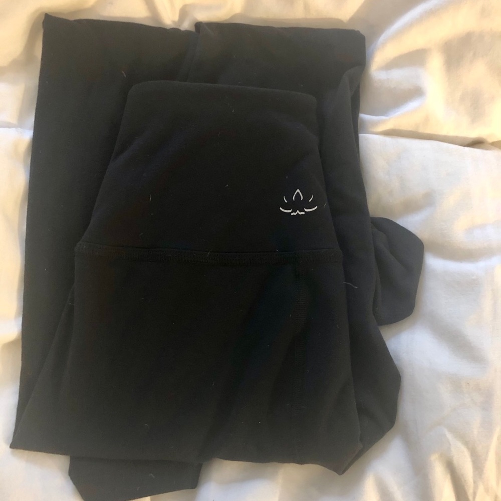 Beyond Yoga Basic Black Soft Tights - image 4